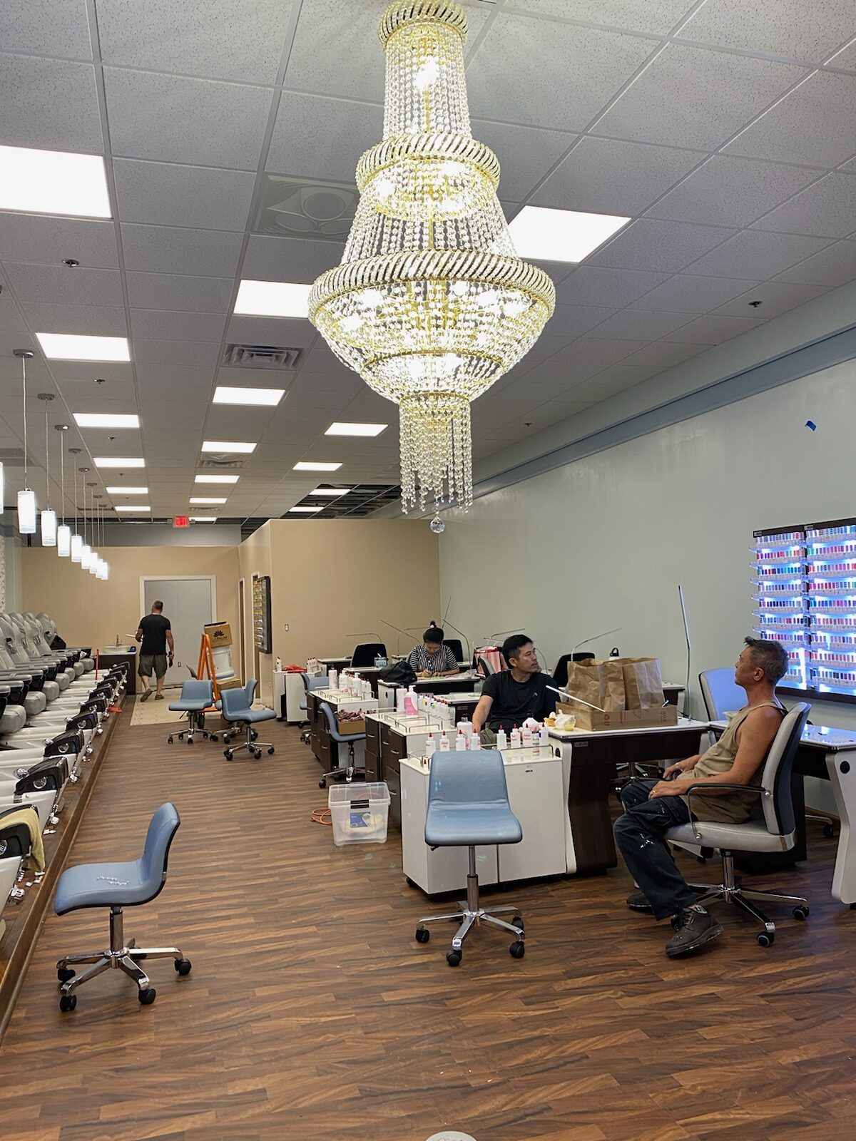Inside Gold Nails Maui nail salon in Kahului, HI